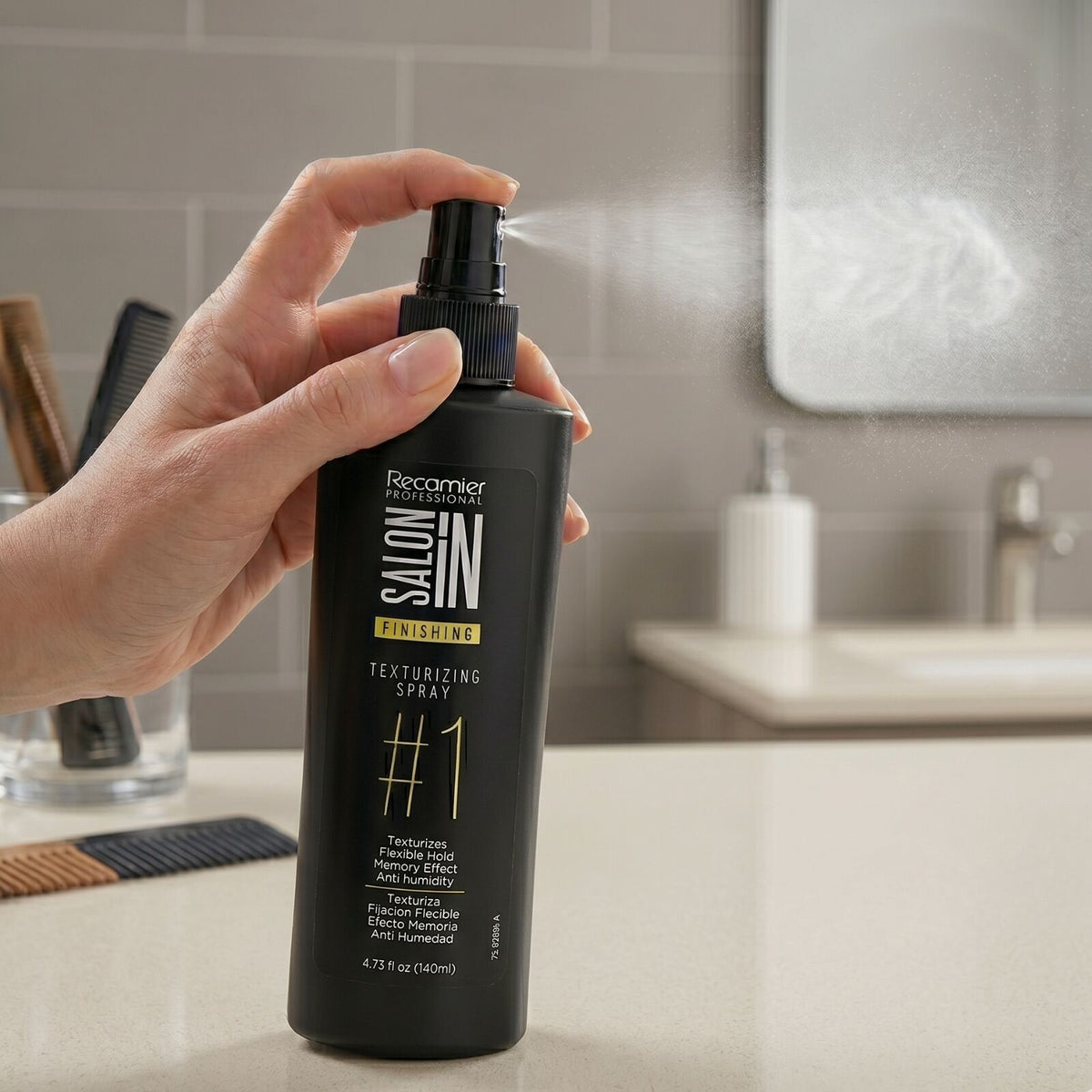 Recamier Salon In Finishing Line Texturizing Spray 4.73 Oz/Fl