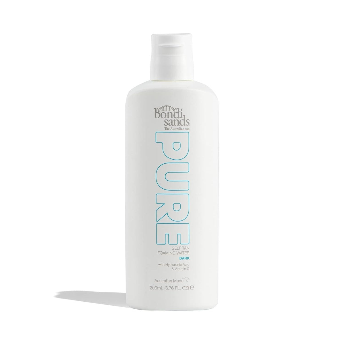 Bondi Sands 200ml Pure Self Tanning Foaming Water w/ Hyaluronic Acid Vegan