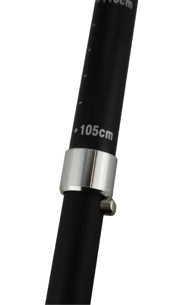 Telescopic Adjustable Hiking Pole Folding Walking Stick Adjustable Trekking 105cm - 125cm