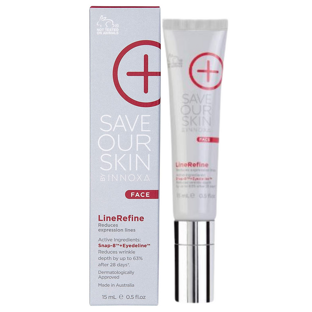 Innoxa 15mL Save Our Skin Face Linerefine Rerduces Wrinkle Line Expression Line