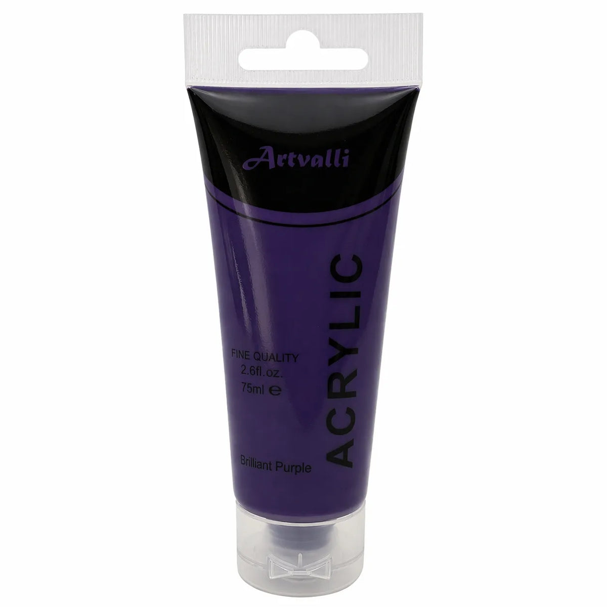 Acrylic Paint 75ml Tube Water Based Non Toxic Artist Craft - Brilliant Purple