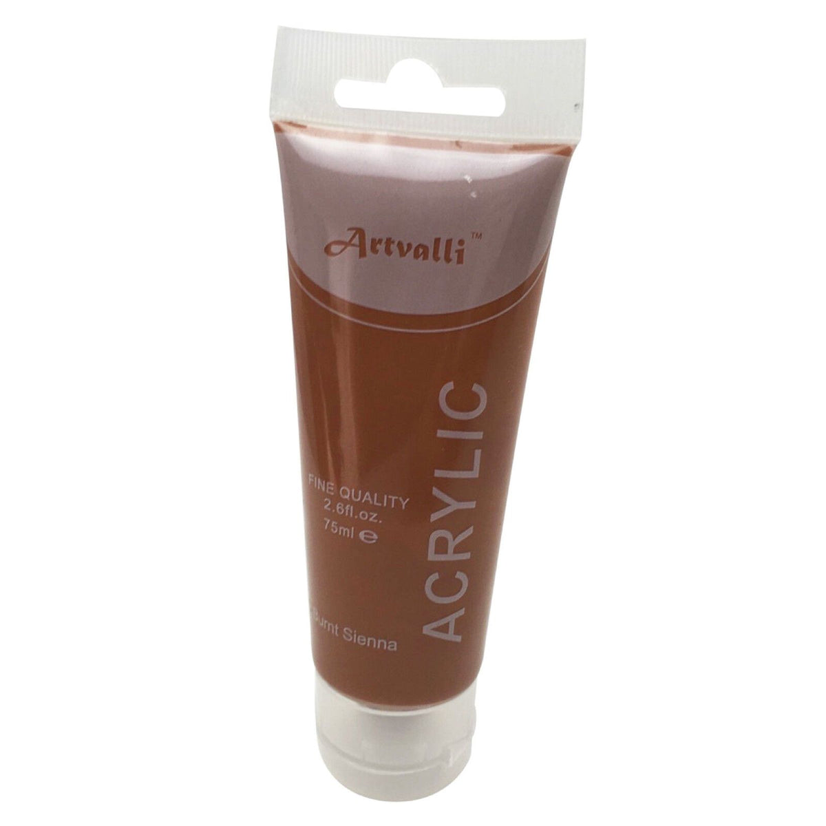 Acrylic Paint 75ml Tube Water Based Non Toxic Artist Craft - Burnt Sienna