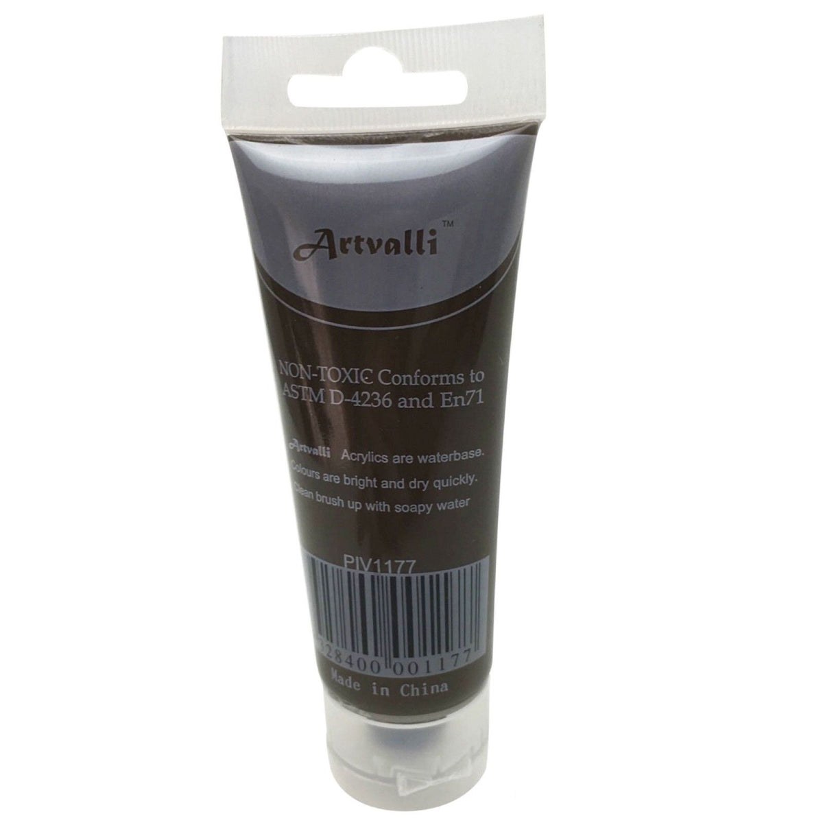 Acrylic Paint 75ml Tube Water Based Non Toxic Artist Craft - Burnt Umber