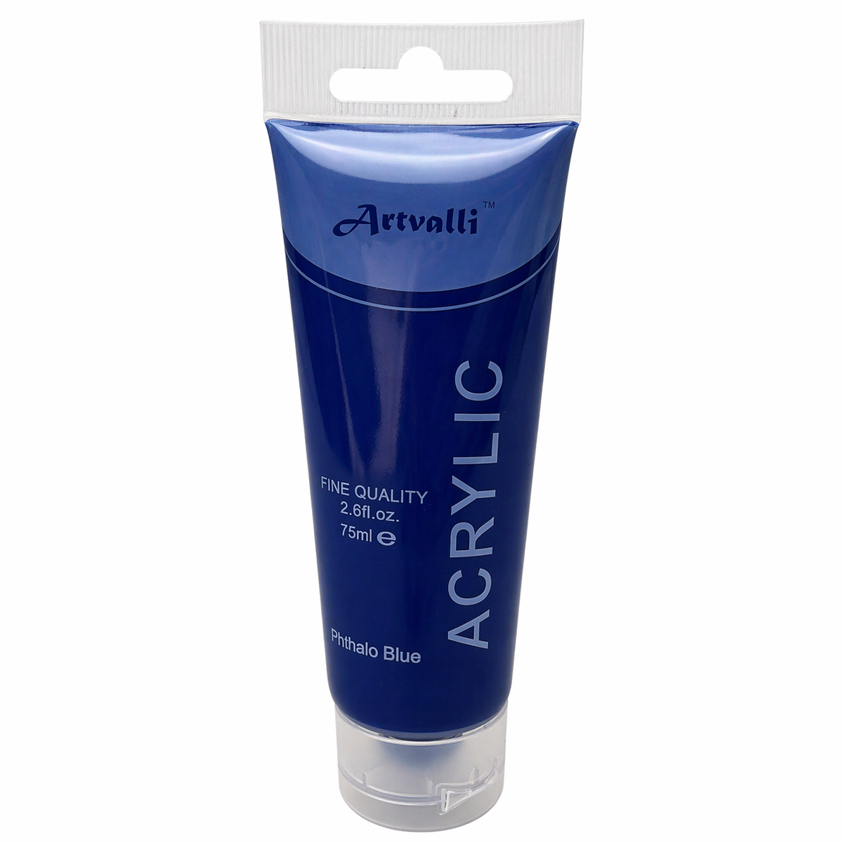 Acrylic Paint 75ml Tube Water Based Non Toxic Artist Craft - Phthalo Blue