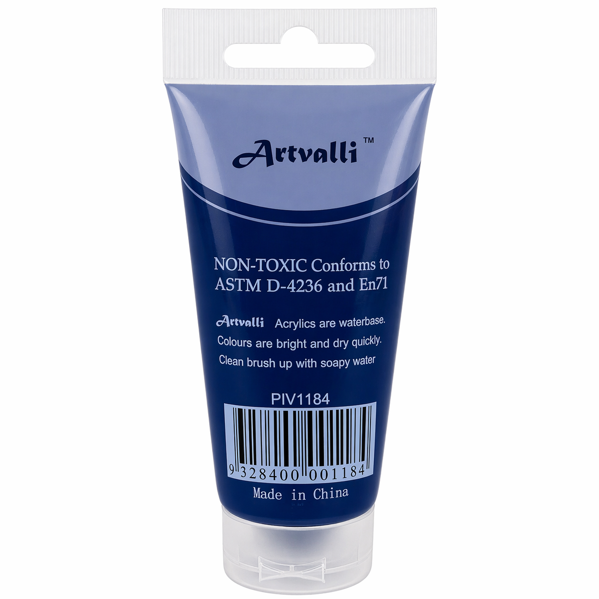 Acrylic Paint 75ml Tube Water Based Non Toxic Artist Craft - Phthalo Blue