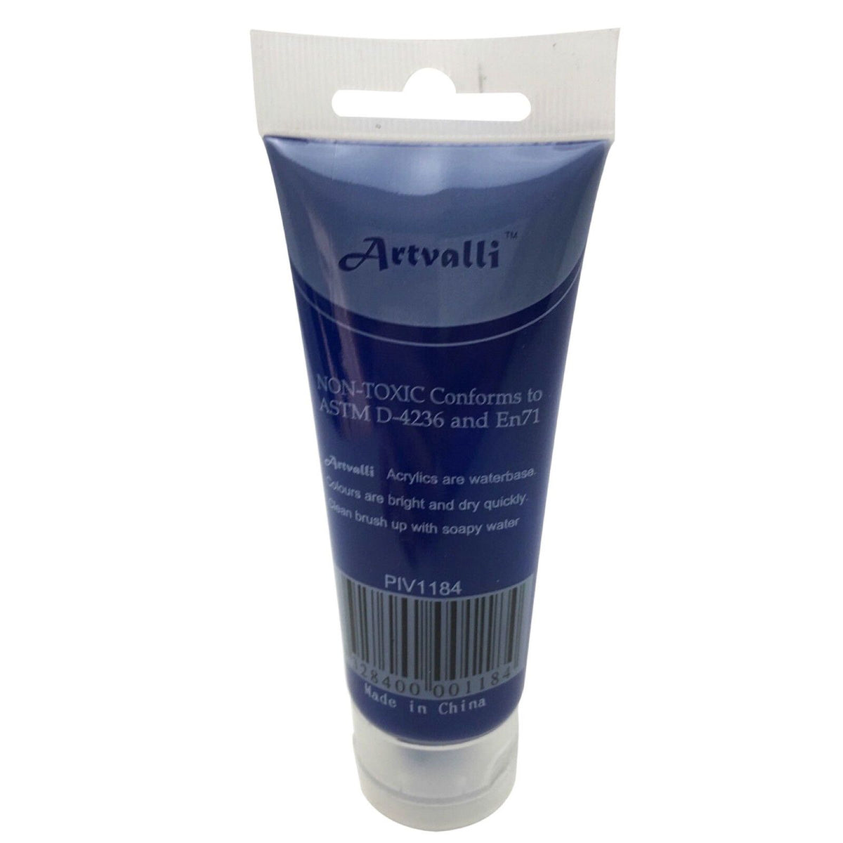 Acrylic Paint 75ml Tube Water Based Non Toxic Artist Craft - Phthalo Blue