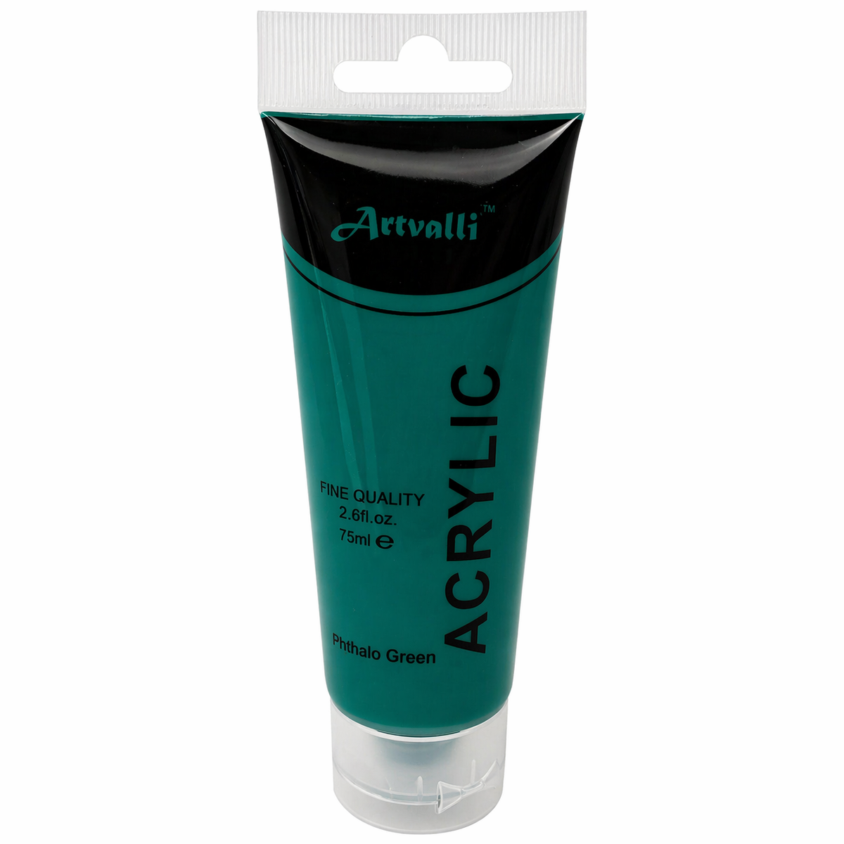 Acrylic Paint 75ml Tube Water Based Non Toxic Artist Craft - Phthalo Green