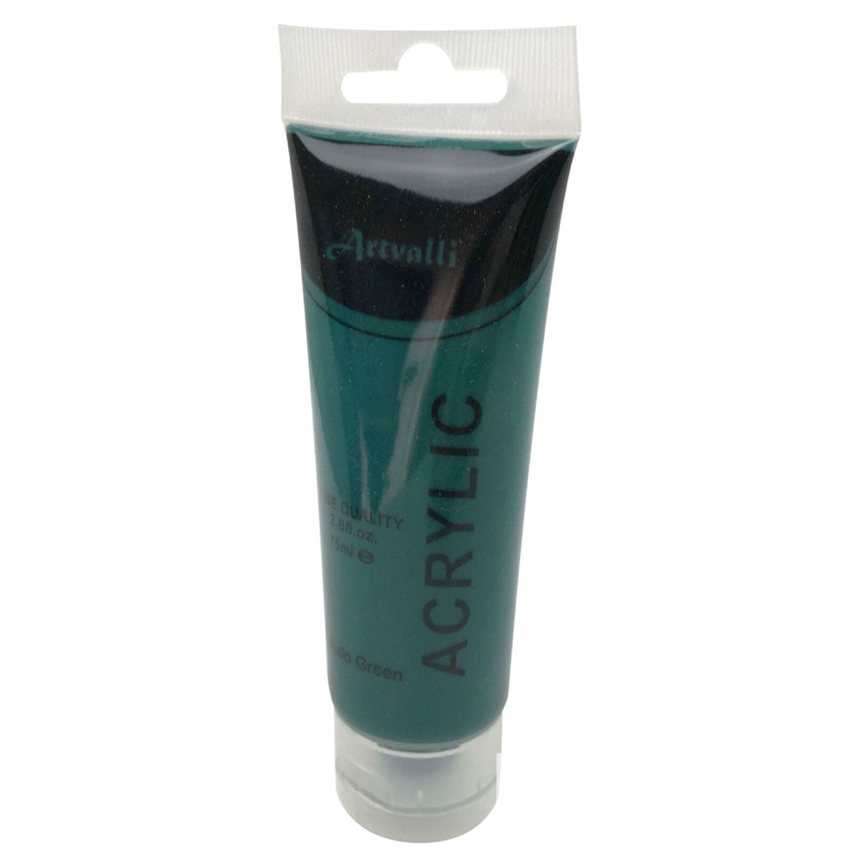 Acrylic Paint 75ml Tube Water Based Non Toxic Artist Craft - Phthalo Green