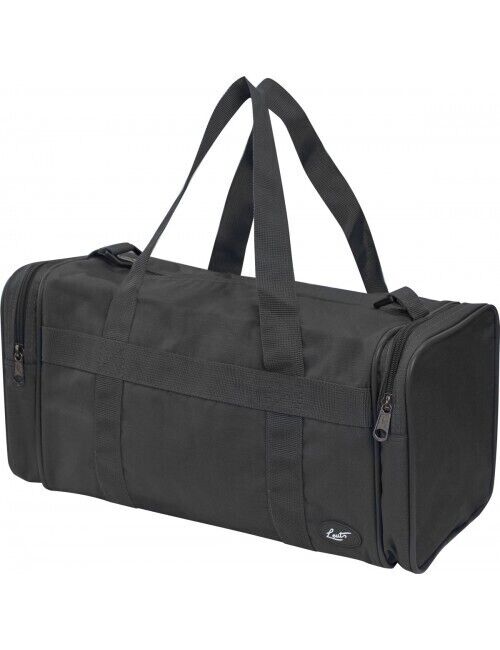 28L Foldable Duffel Bag Travel Gym Sports Luggage Waterproof Polyester - Black