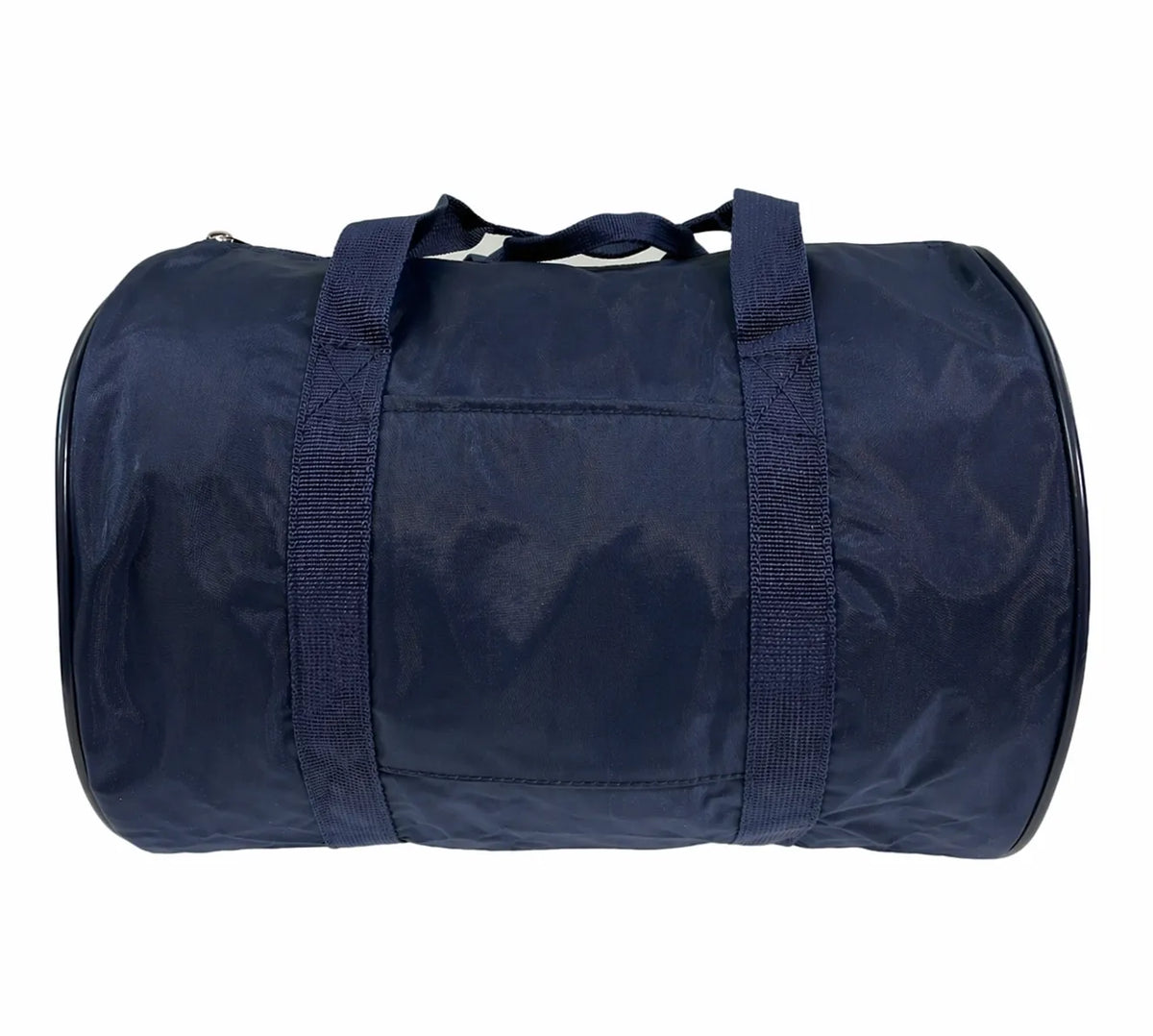 Foldable Duffel Bag Travel Gym Sports School Luggage PVC Nylon Zip - Navy
