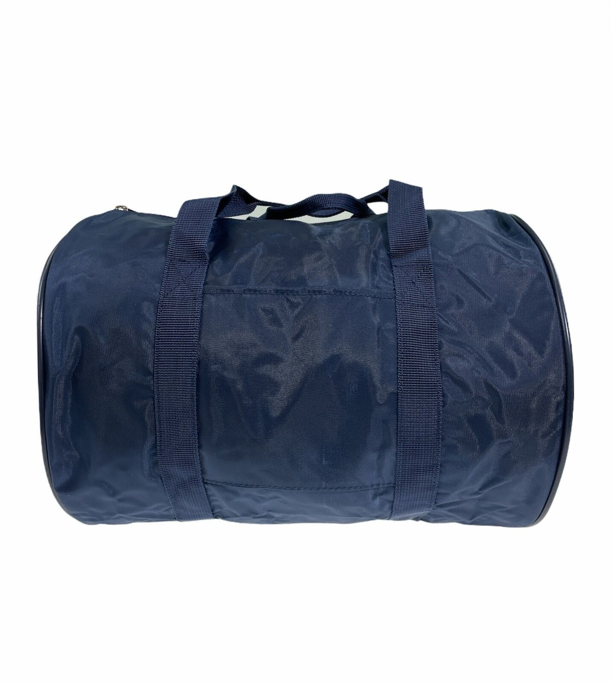 Foldable Duffel Bag Travel Gym Sports School Luggage PVC Nylon Zip - Navy