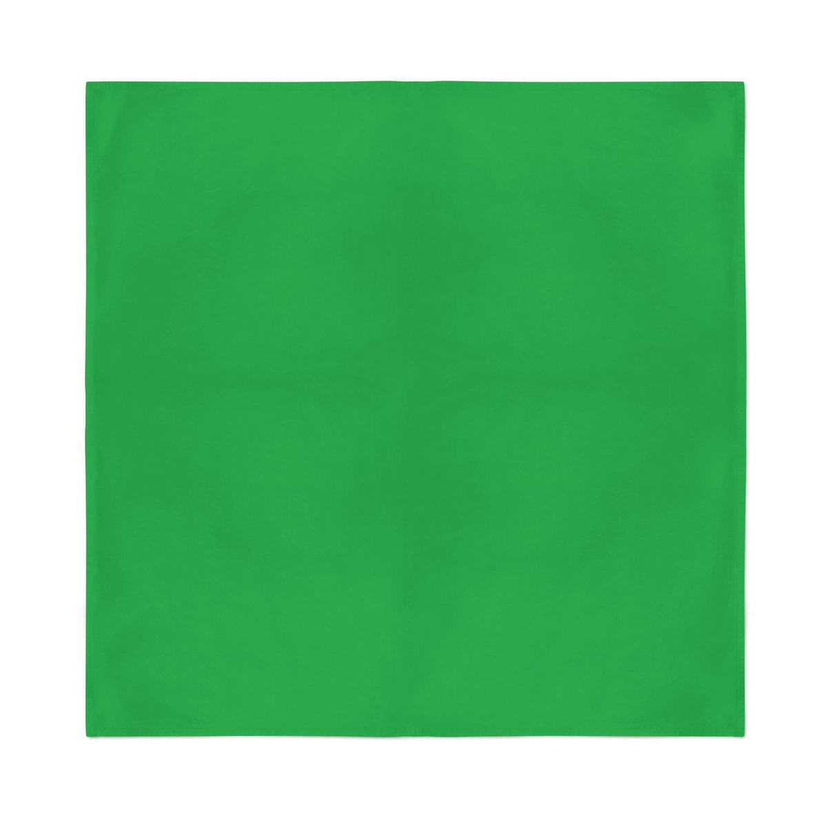 Plain Bandana 100% COTTON Head Wrap Durag Bandanna Summer Biker Scarf Mask - Green