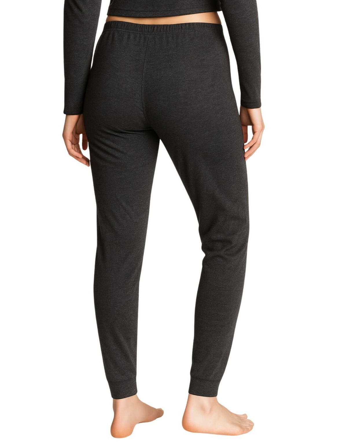 Womens Merino Wool Blend Long Janes Thermal Underwear Layer Thermals Leggings Pants - Black - 10-12