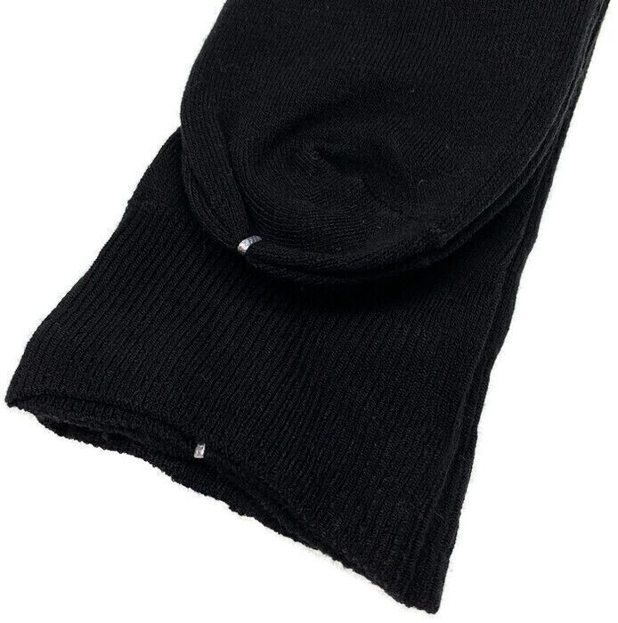 1 Pair Bamboo Derived Loose Top Socks Diabetic Style Comfort Circulation - Black - 7-11