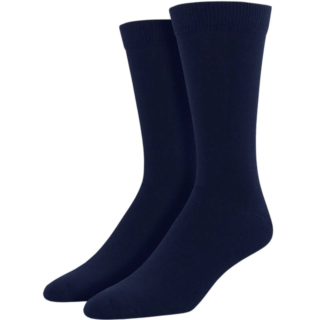 1 Pair Bamboo Derived Loose Top Socks Diabetic Style Circulation Navy 2-8