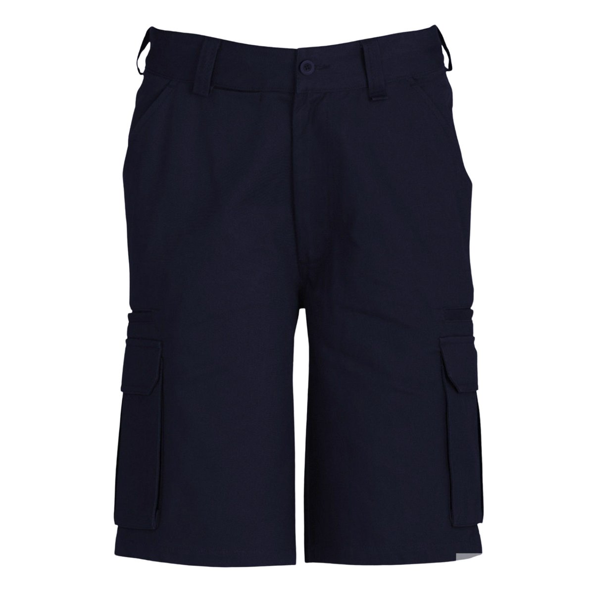 Mens CARGO SHORTS All Sizes 100% COTTON Drill Heavy Work Tradie Military - Navy - 97""