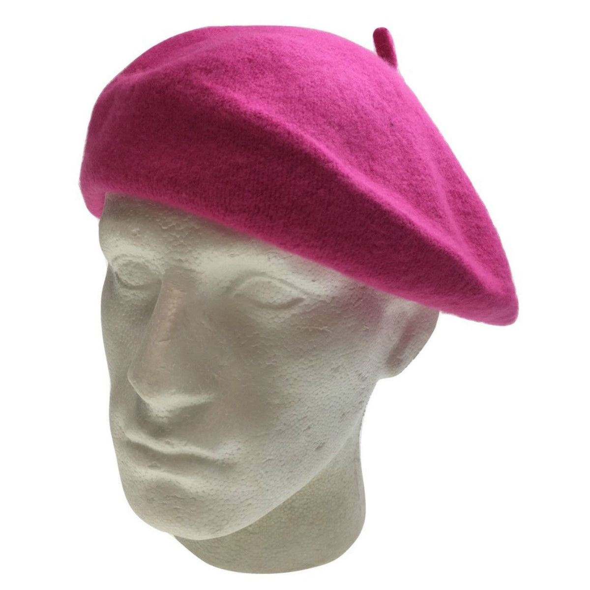 Unisex French Beret Hat Military Army Style Beanie Winter Warm Cap  - Pink