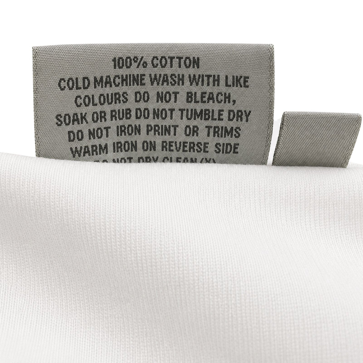 Mens 100% Cotton Long Sleeve T Shirt Plain Basic Slim Fit Tee Casual Top - White - XL