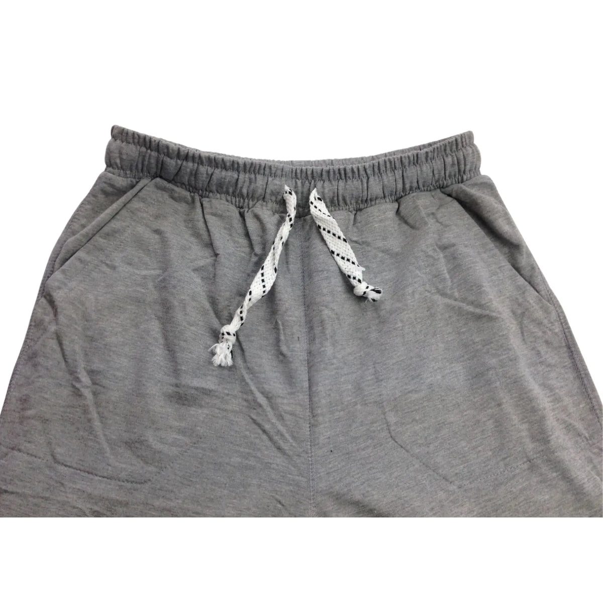 Mens Skinny Track Pants Slim Fit Joggers Gym Cuffed Sports Trousers - Grey - XL