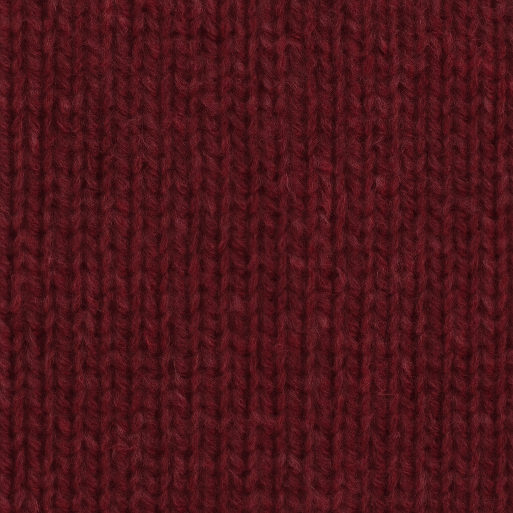 100% SHETLAND RAGG WOOL CREW Round Neck Knit JUMPER Pullover Mens Sweater Knitted - Burgundy - 4XL