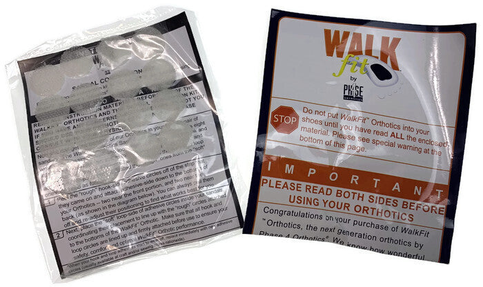 WALKFIT Orthotics 3/4 Insoles Walk Fit Foot Feet Support in Blue - C (Womens 6-6.5, Mens 5-5.5)