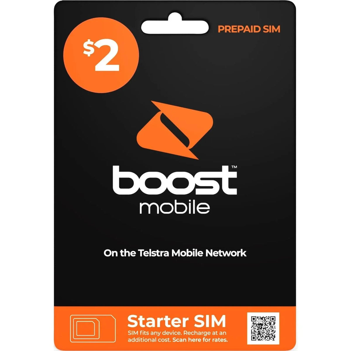 Boost Mobile $2 Prepaid SIM Card Starter Kit