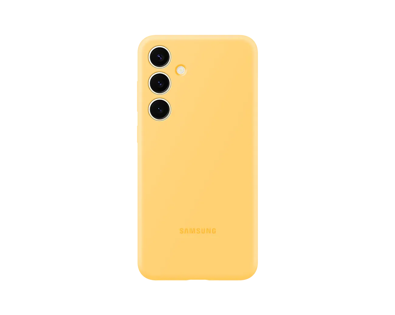 Samsung Silicone Case for Galaxy S24 Plus - Yellow