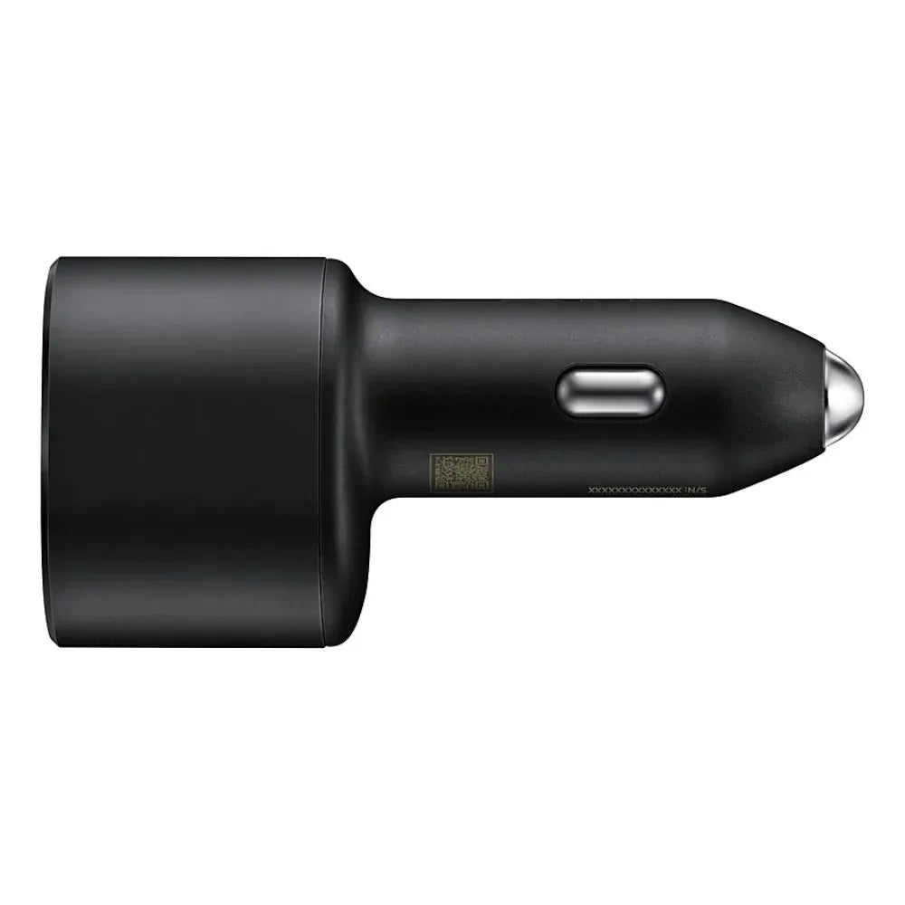 Samsung Super Fast Dual Car Charger (45W+15W) 2 Ports (Includes Cable) - Black