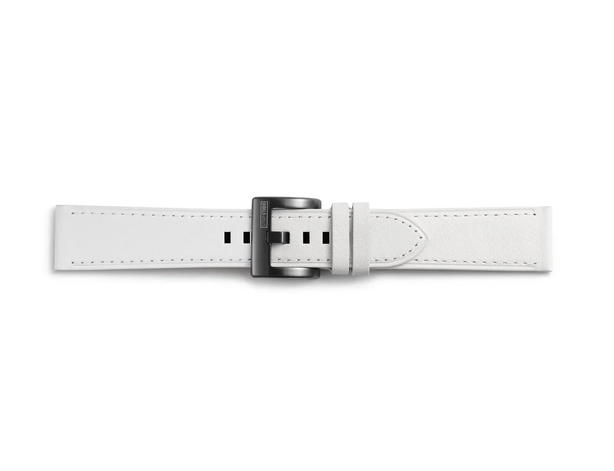 Samsung Classic Leather Strap White - Gear Sport