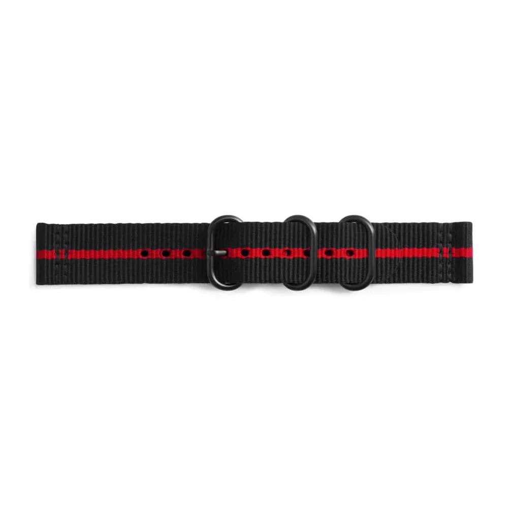 Samsung Premium Strap Black/Red - Gear Sport