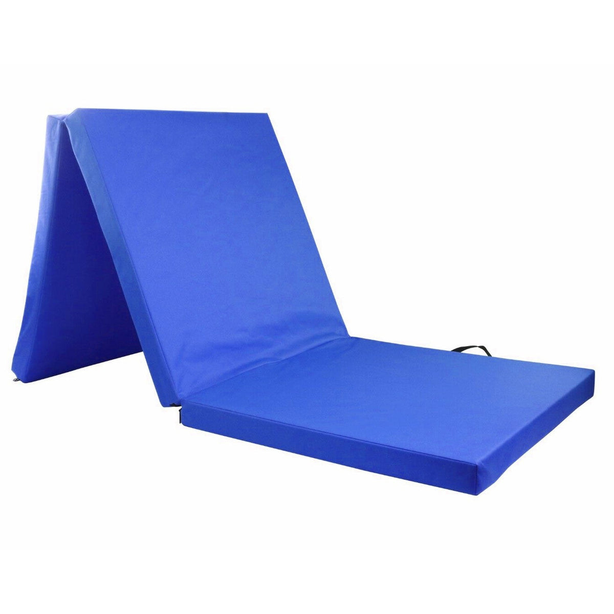 Folding Exercise Floor Mat Dance Yoga Gymnastics Training Home Judo - Blue