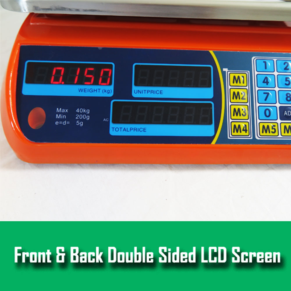 Kitchen Scale Digital Commercial Postal Shop Electronic Weight Scales Food -