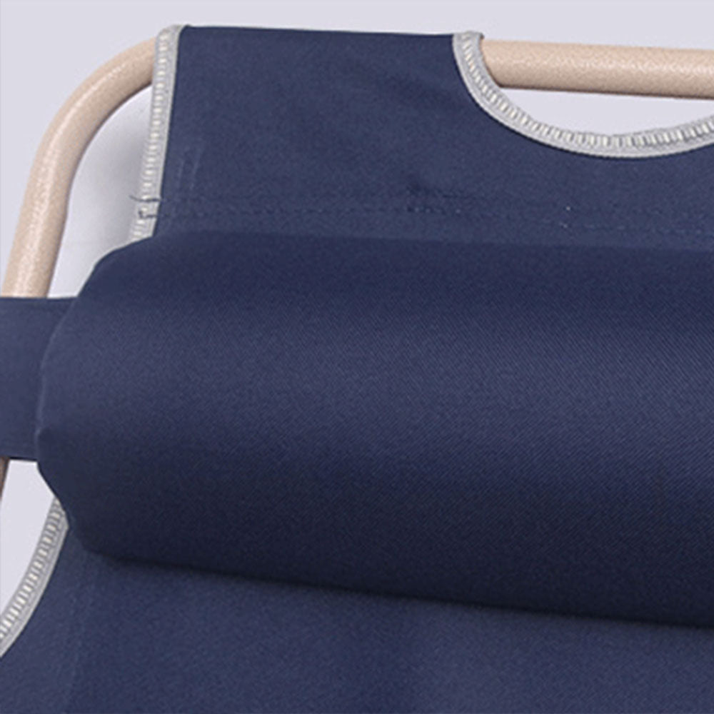 Reclining Sun Beach Deck Lounge Chair Outdoor Folding Camping Fishing - navy