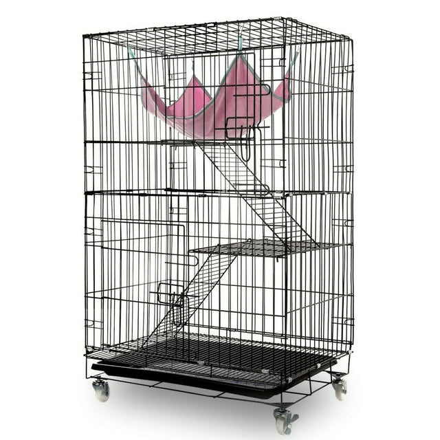 3 Level Rabbit Bird Aviary Cat Rat Aviary Budgie Hamster Pet Cages Castor XL