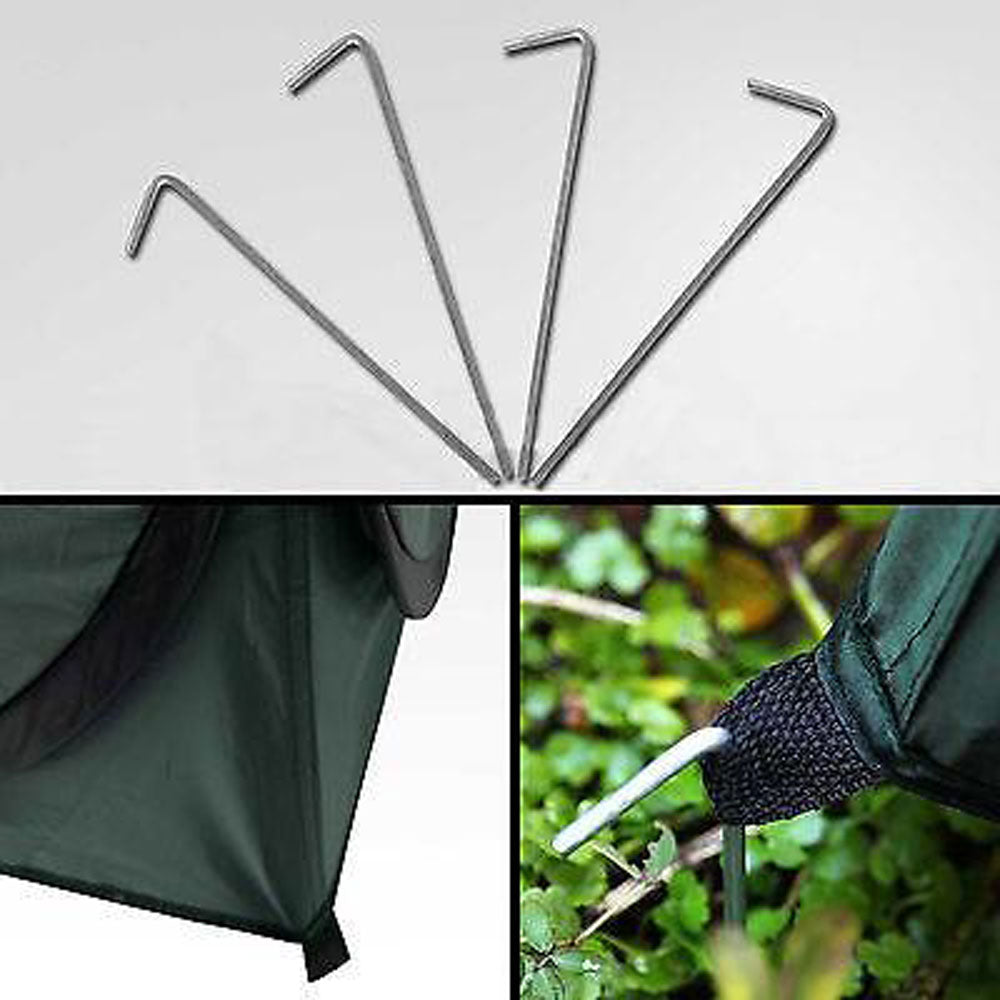 Pop Up Camping Shower Toilet Tent Outdoor Privacy Portable Change - green