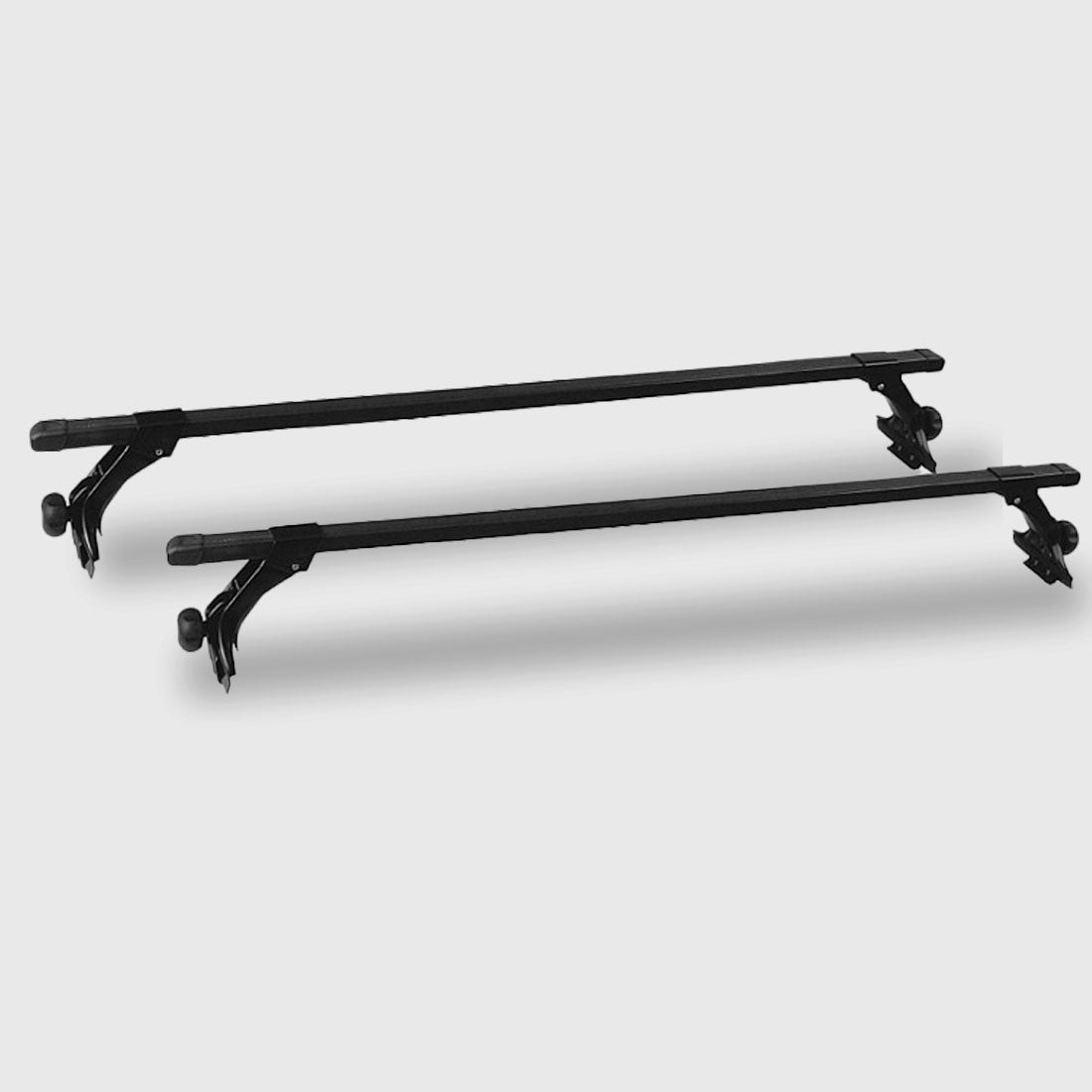 120cm Universal Rain Gutter Car Roof Rack Cross - V610-ROORAC-RG-BLA-120-24