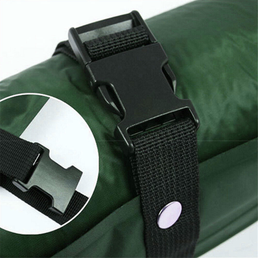 Self Inflating Mattress Camping Hiking Airbed Mat Sleeping with Pillow - green