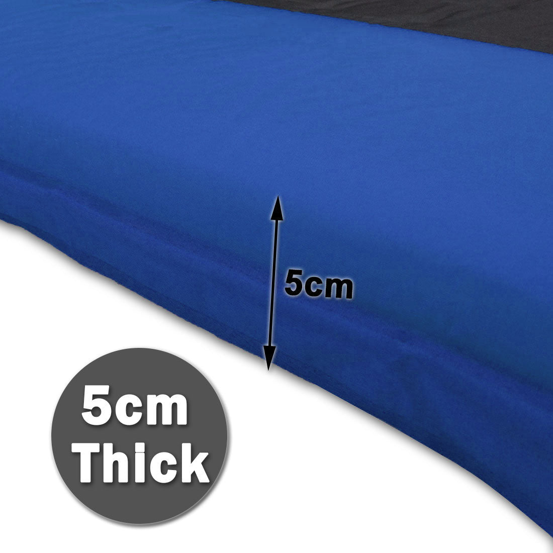 Self Inflating Mattress Sleeping Pad Mat Air Bed Camping Camp - blue