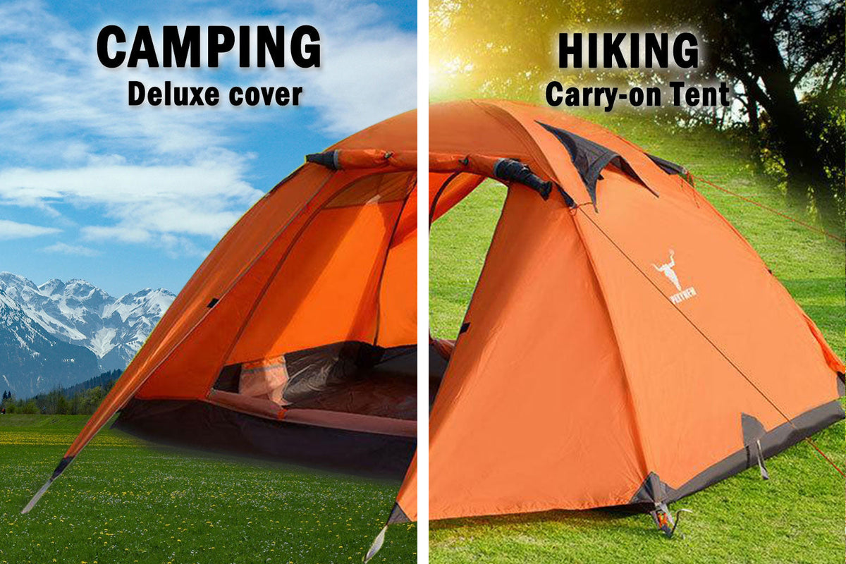 2 Person Portable Outdoor Lightweight Cycling Hiking - V610-TEN-C2001-ORA