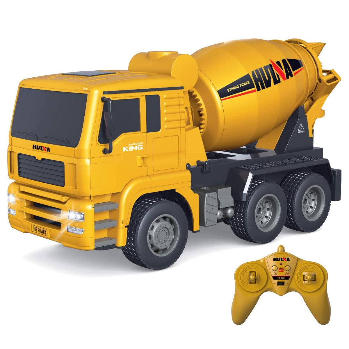 Huina 1/18 RC Engineering Construction Concrete Cement Mixer Truck Remote -