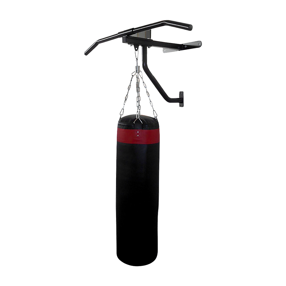 Wall Chin Up & Pull Up Bar with Punching Bag and Speedball Station Combo
