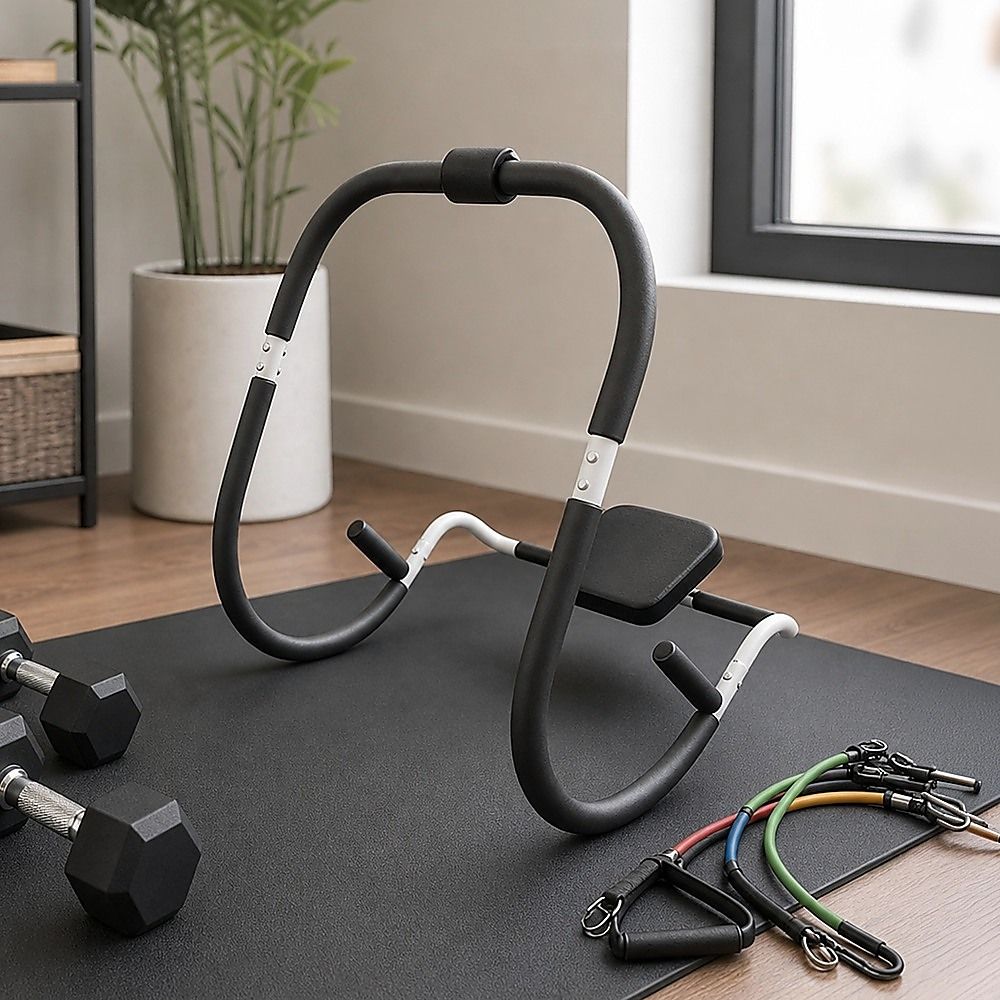 Ab Crunch Machine – Abdominal Exercise Roller with Digital Computer - V63-770435