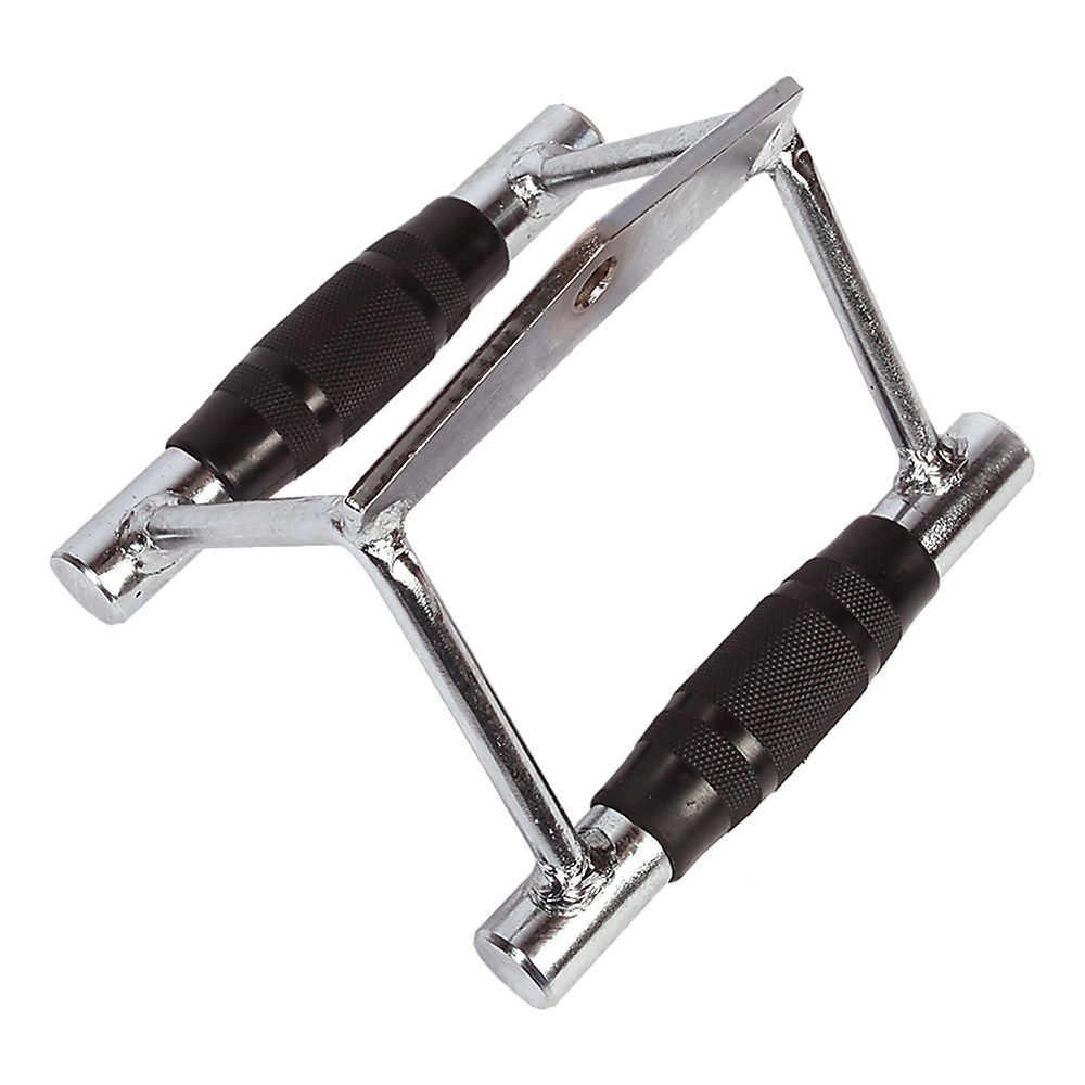 Rubber-Coated Close Grip Triangle Attachment for Lat Pulldown