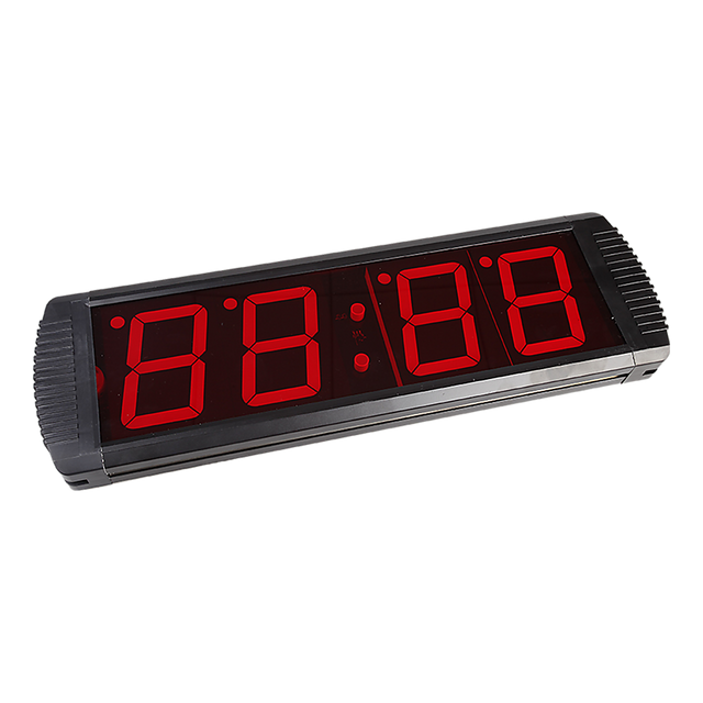 Digital Timer Interval Fitness Clock with LED Display for Home Gym Workouts