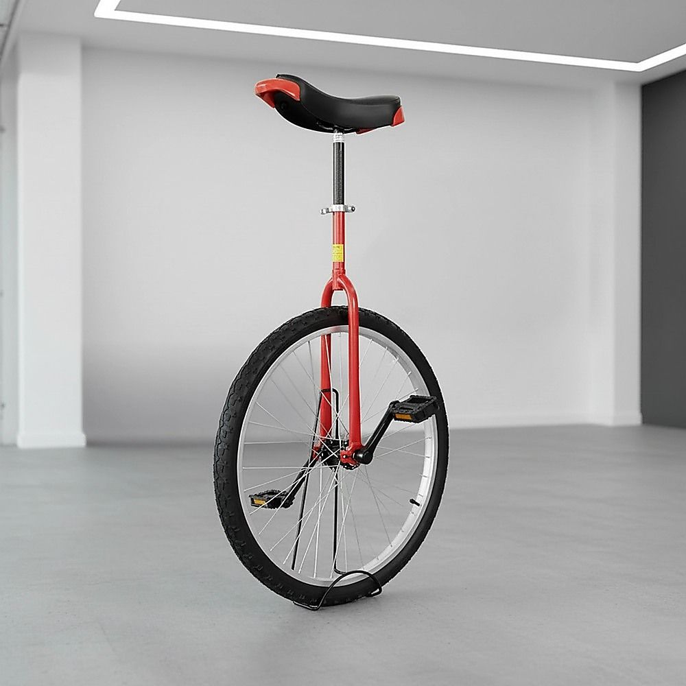 24 Inch Pro Circus Unicycle for Performance Training Indoor Show Use