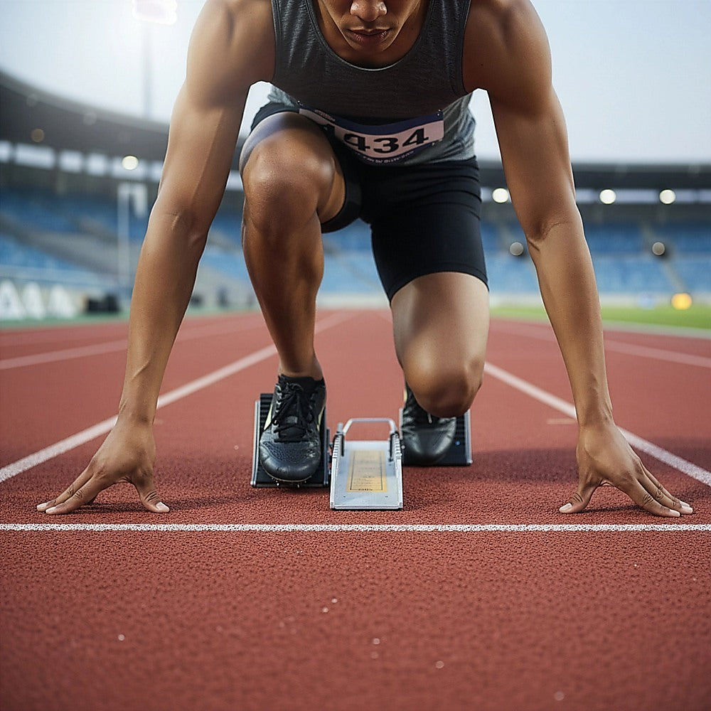 Athletics Starting Block for Sprint Training – Adjustable Track Run - V63-801957