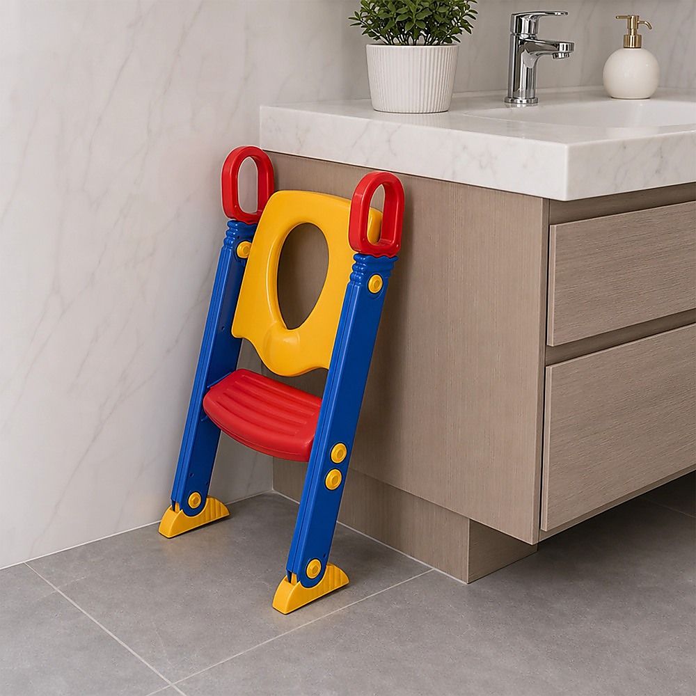 Kids Toilet Ladder Baby Toddler Training Toilet Step Potty Seat Non Slip Trainer