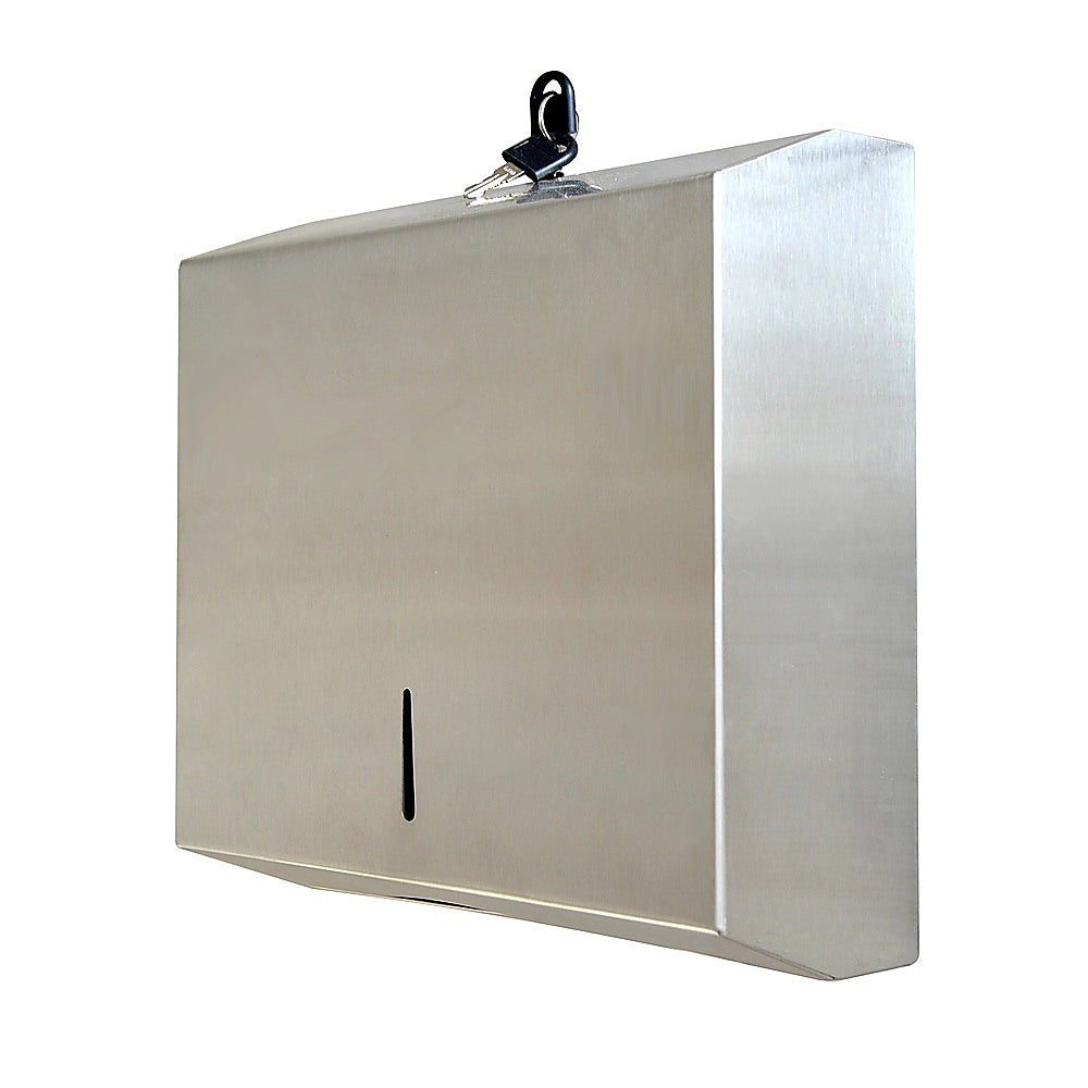 304 Stainless Steel Hand Paper Towel Dispenser Holder Toilet Heavy Duty