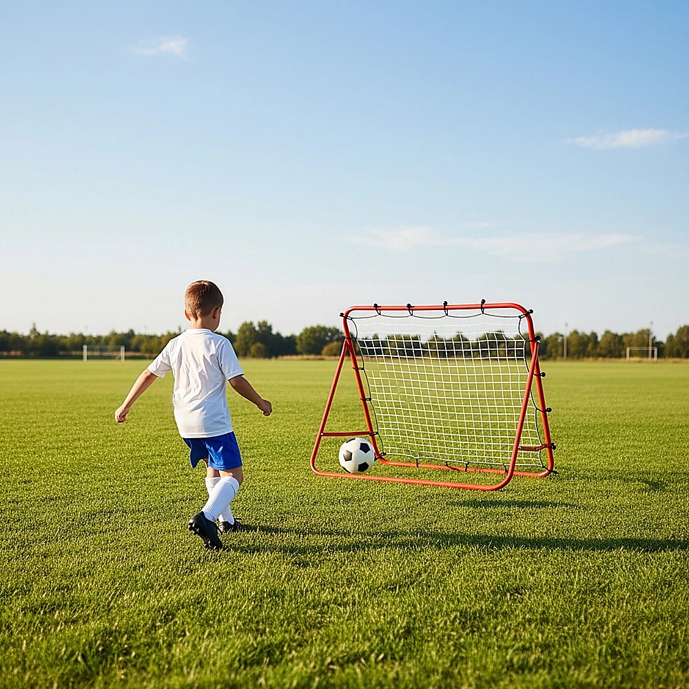 Adjustable Football Rebounder – 100cm Soccer Training Net