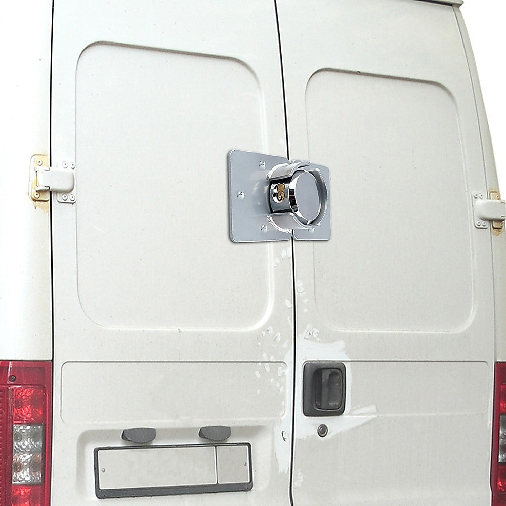 Heavy Duty Van Door Lock With Brackets Security Hasp Padlock For Vehicle Cargo Protection